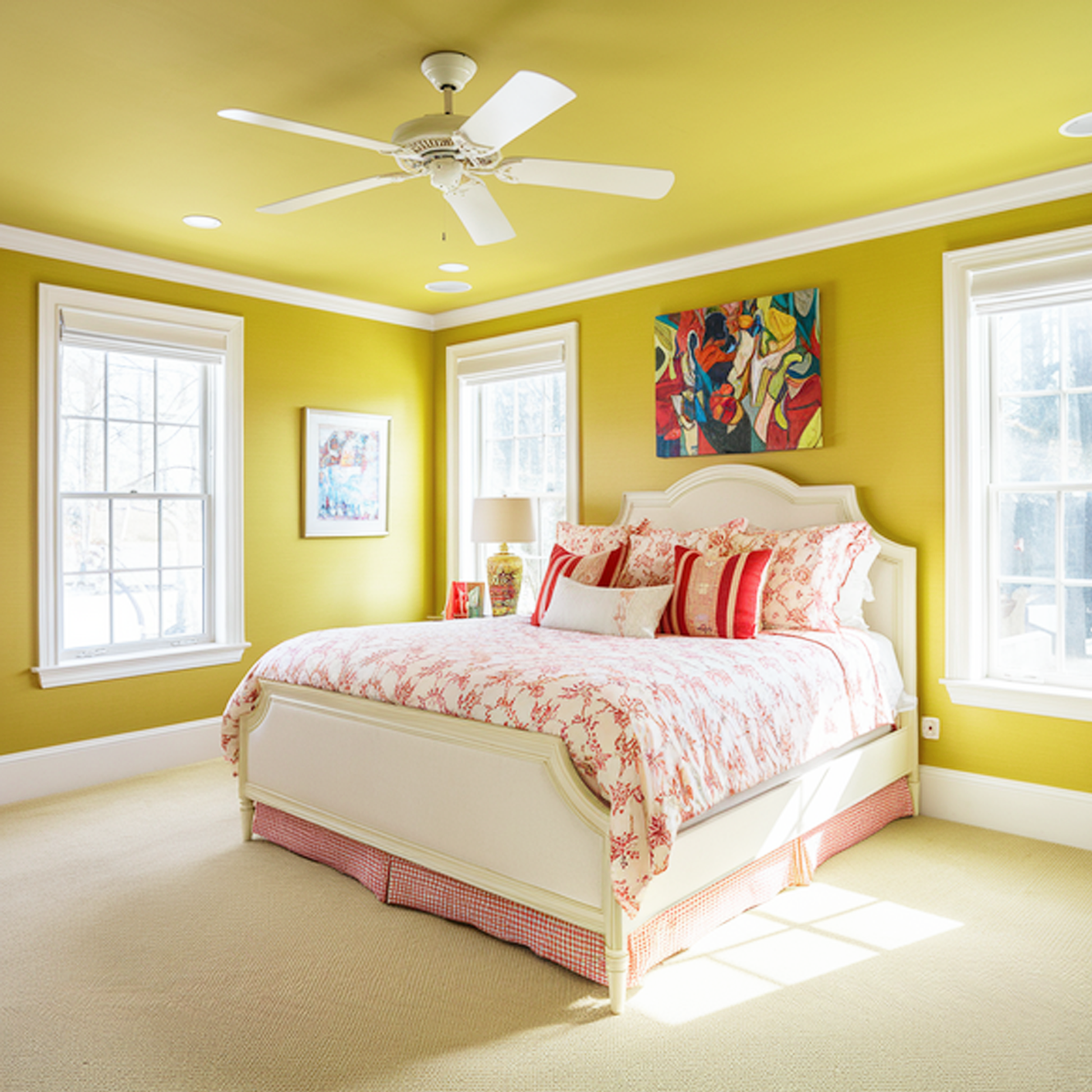 sweet vibrations painted bedroom