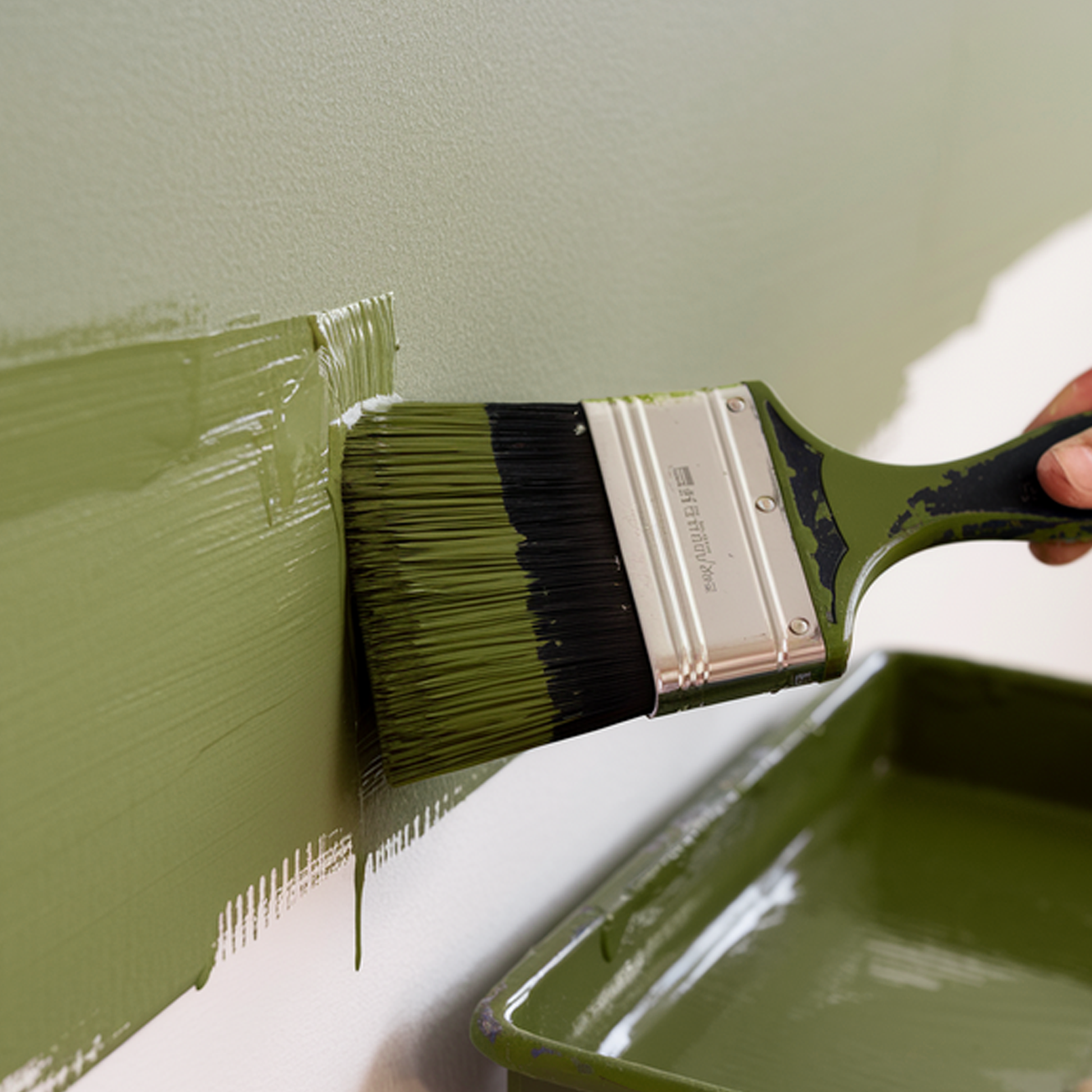 timson green paint brush