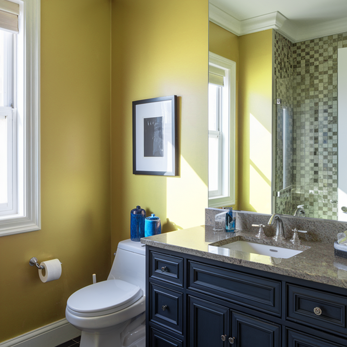 turning leaf painted bathroom