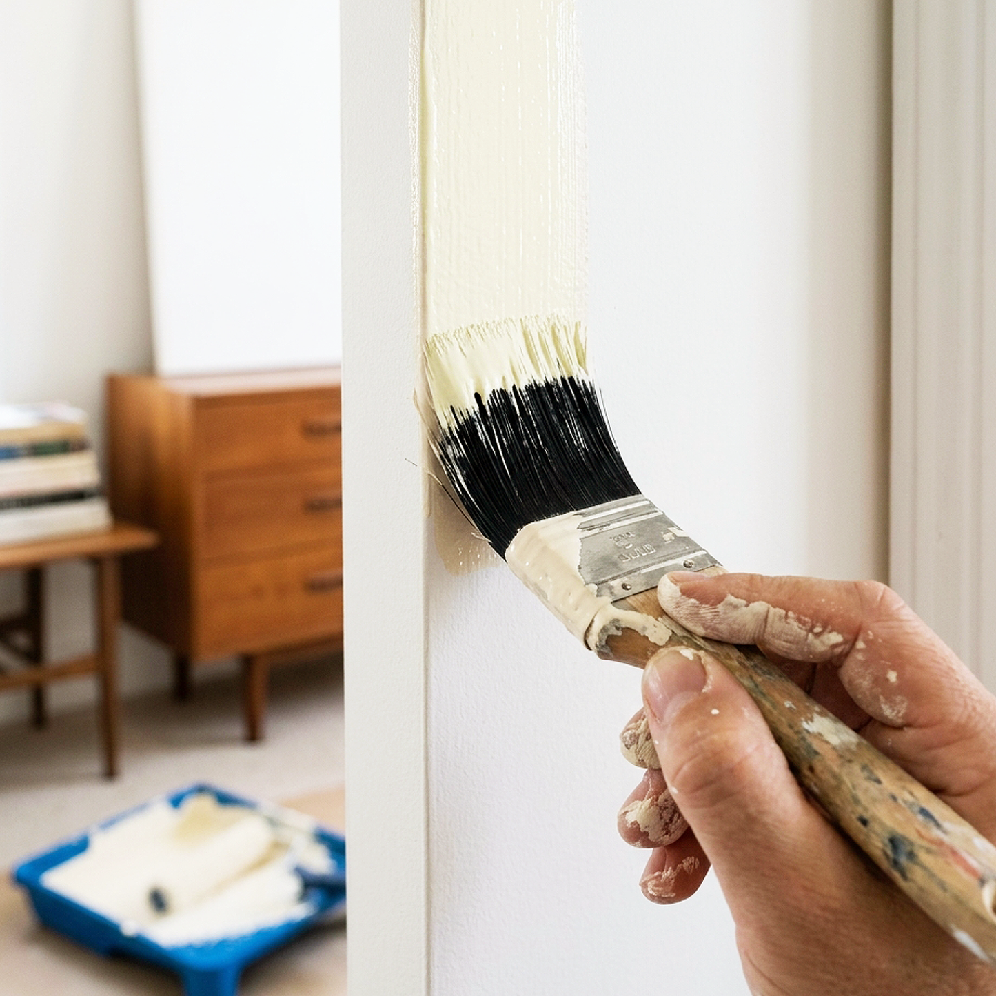 vanilla ice cream paint brush