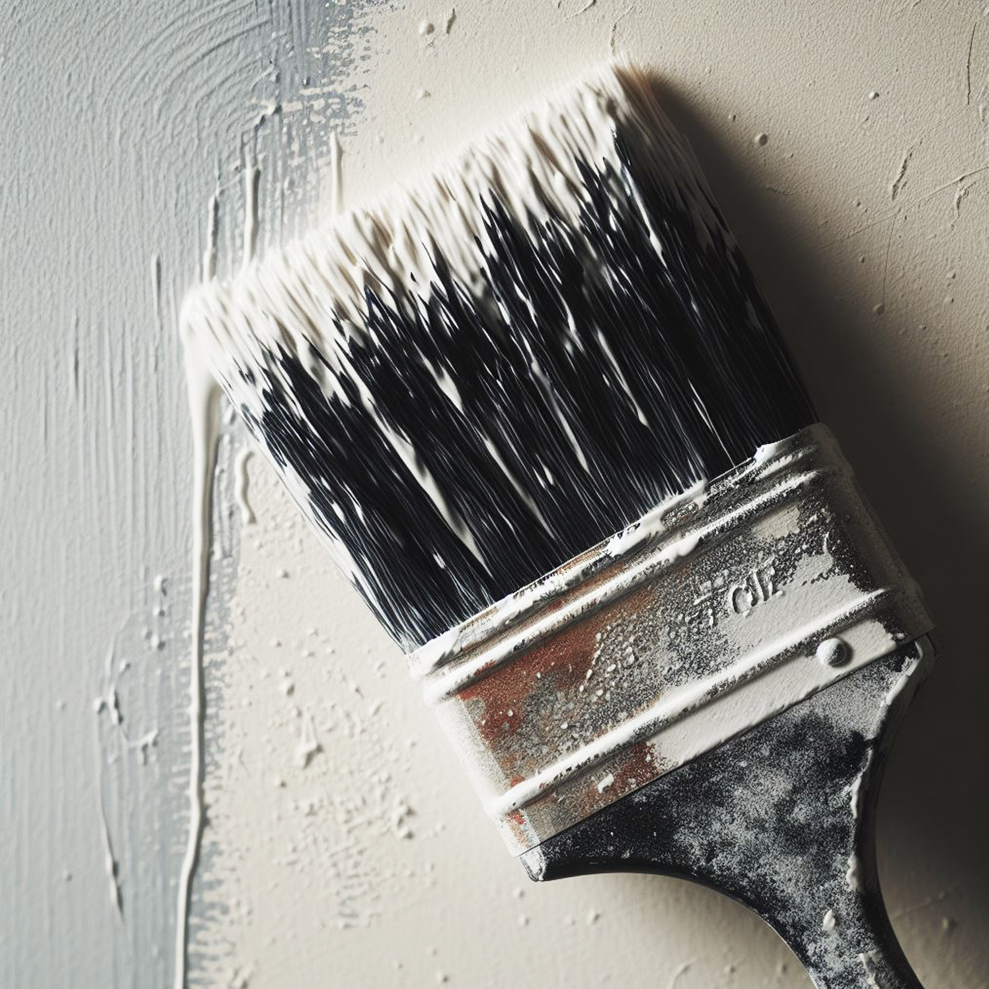white dove paint brush