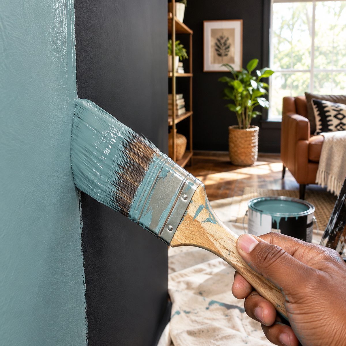 williamsburg wythe blue paint brush