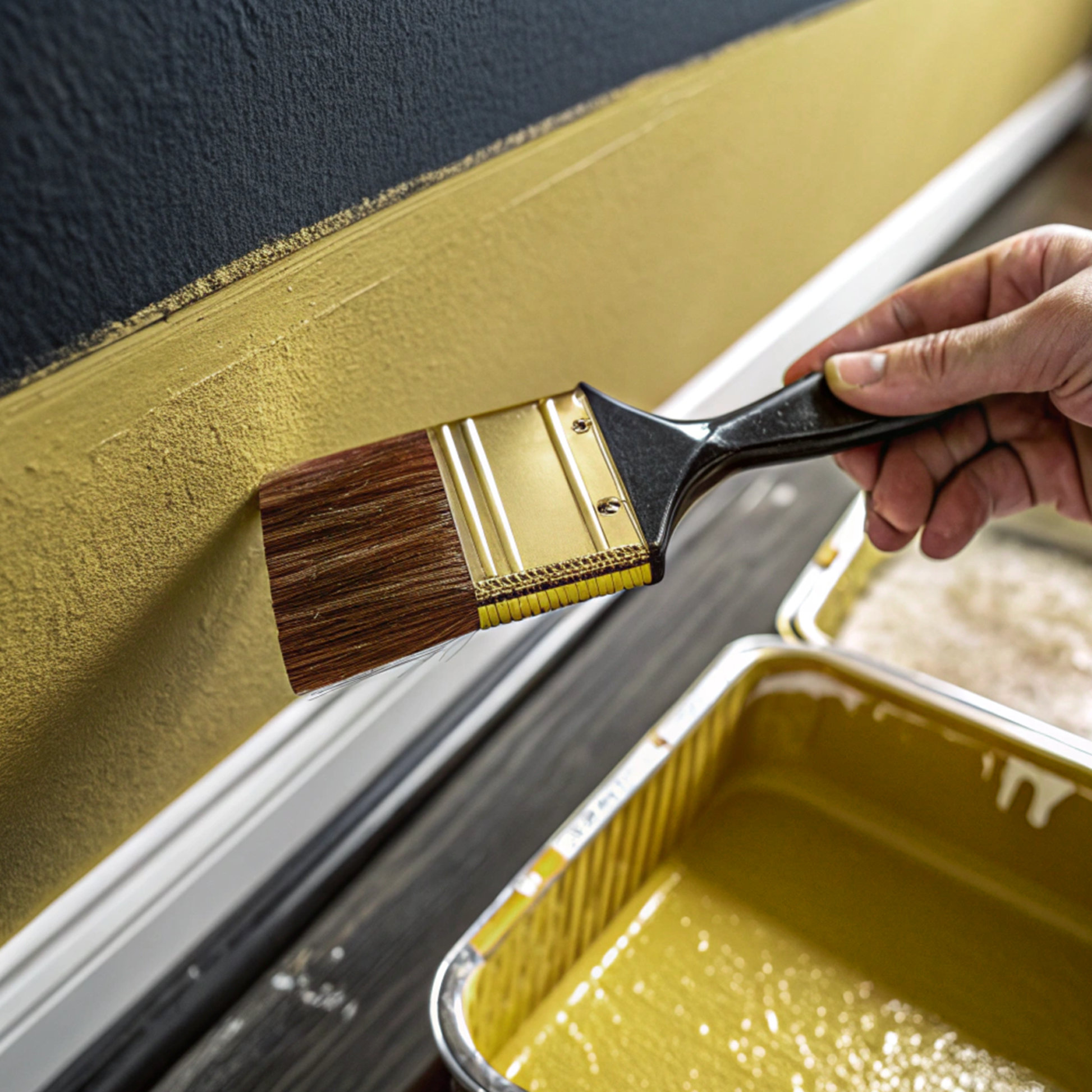 willow green paint brush