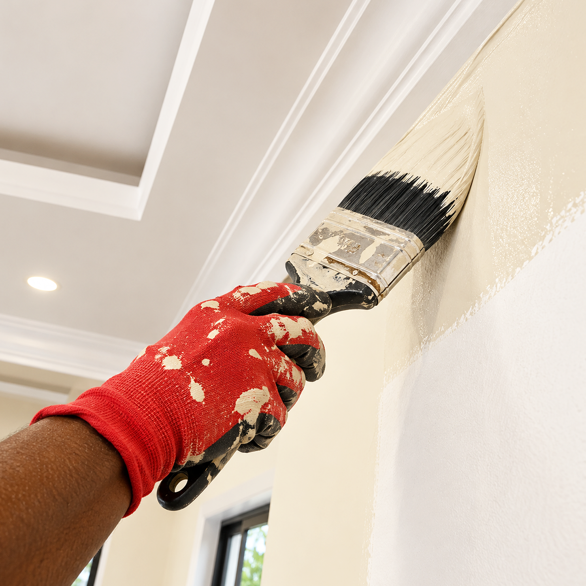 wood ash paint brush