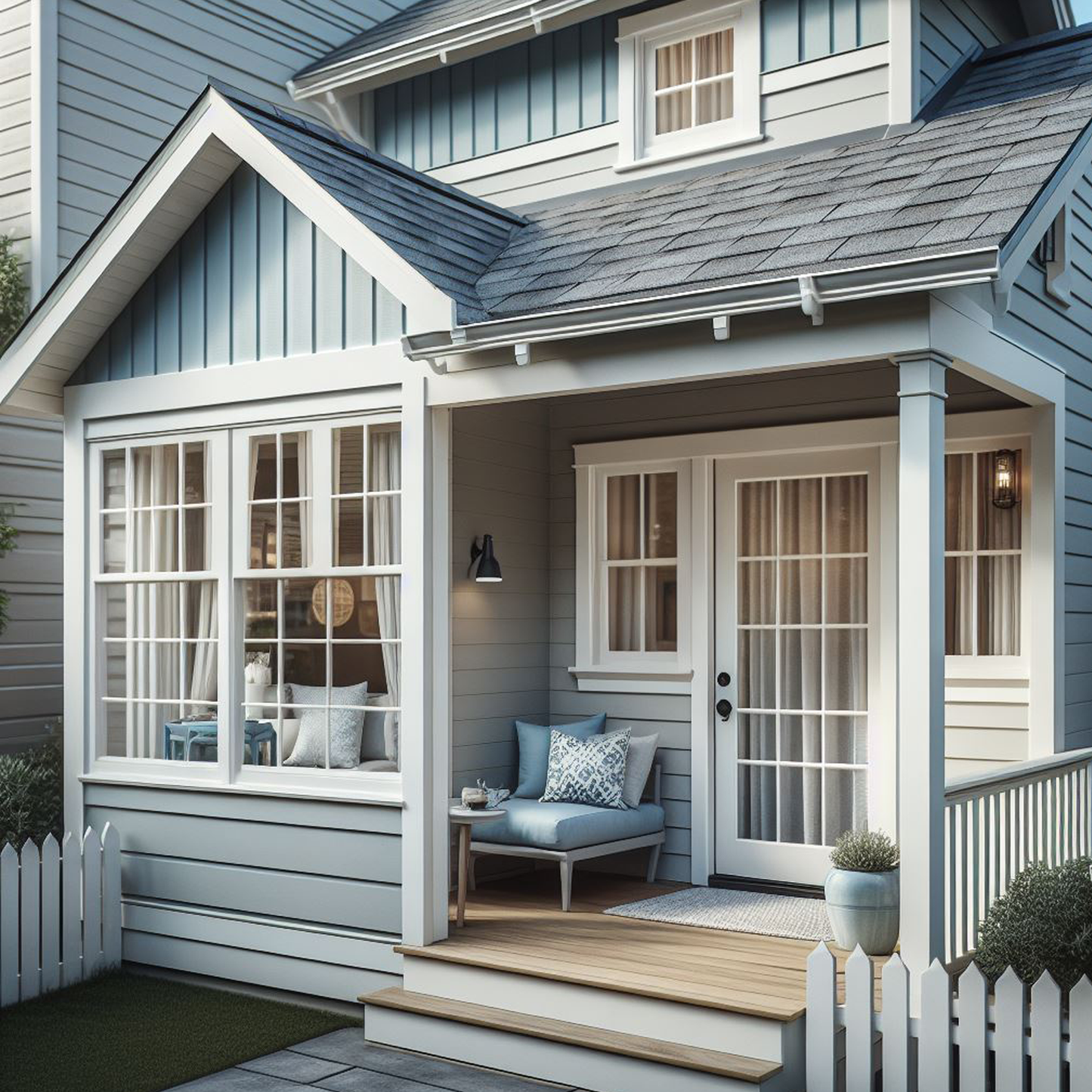 yarmouth blue painted exterior