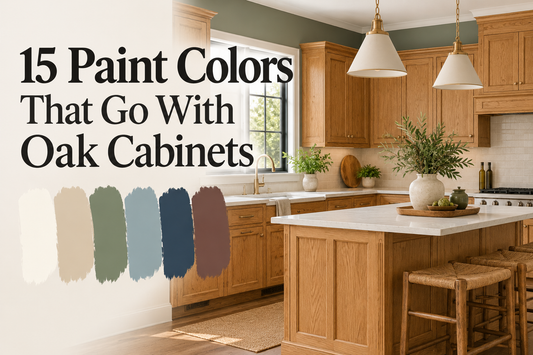 15 Paint Colors That Go With Oak Cabinets
