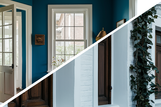 split image interior and exterior paint