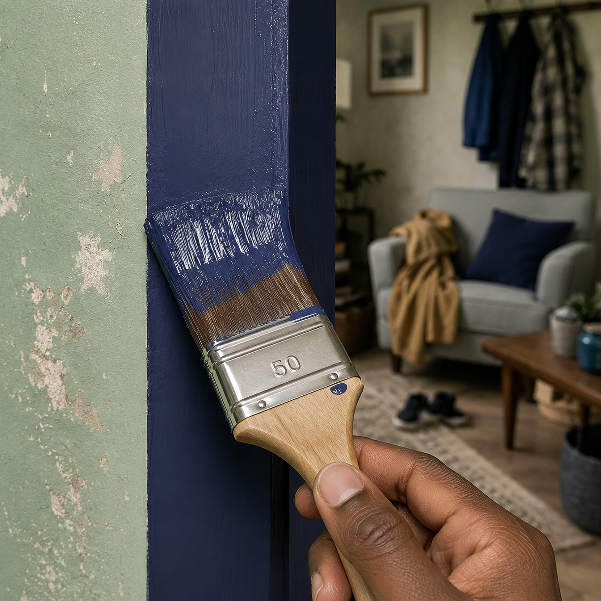 admiral blue paint brush