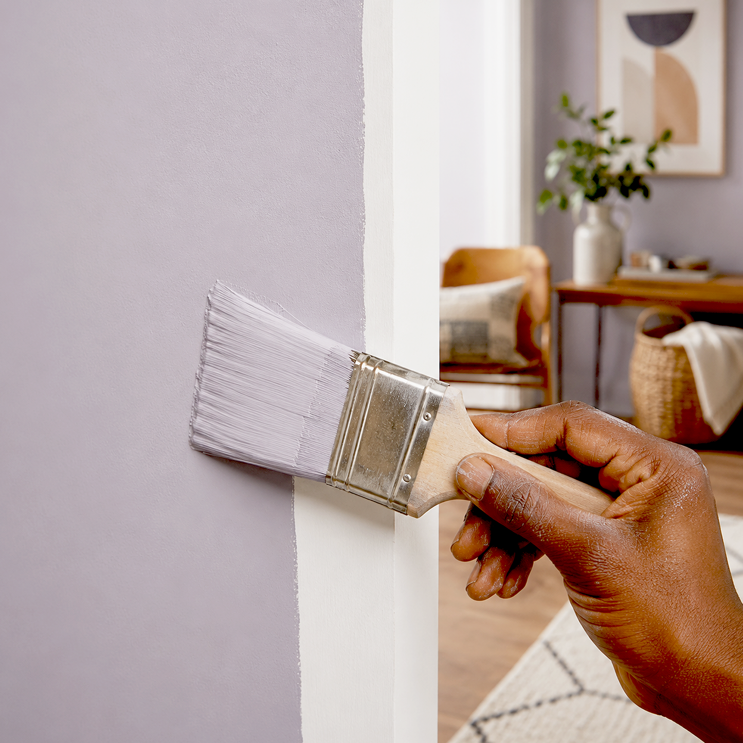 african violet paint brush
