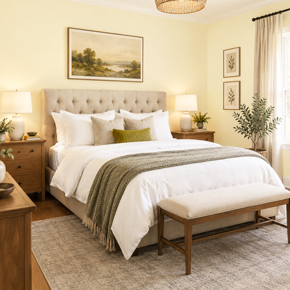 ambiance painted bedroom
