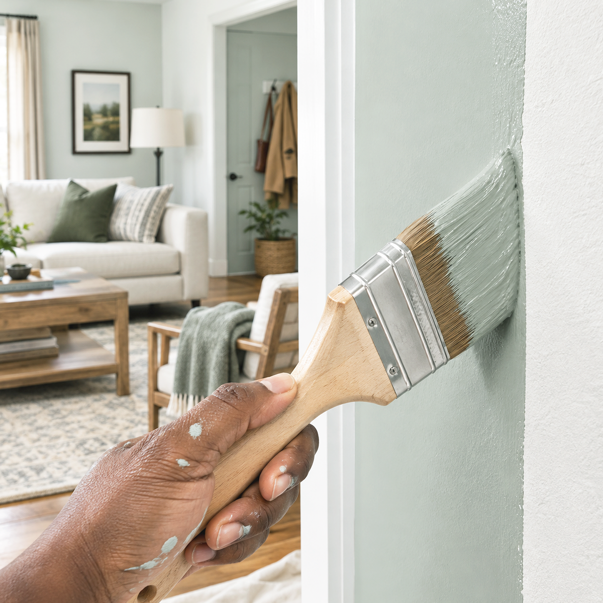 arctic gray paint brush