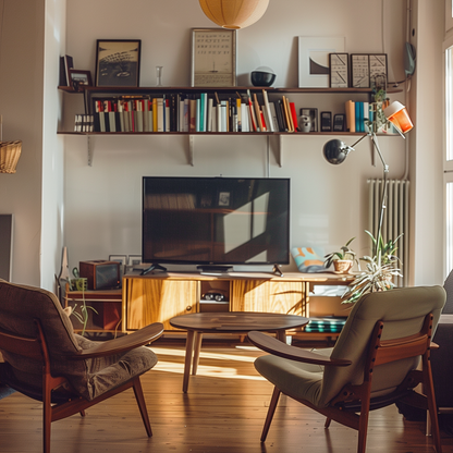 barren plain painted living room