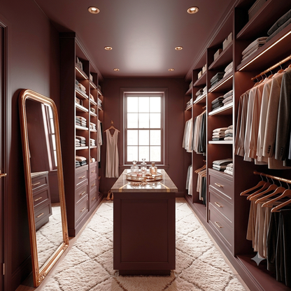 bewitched painted walk in closet