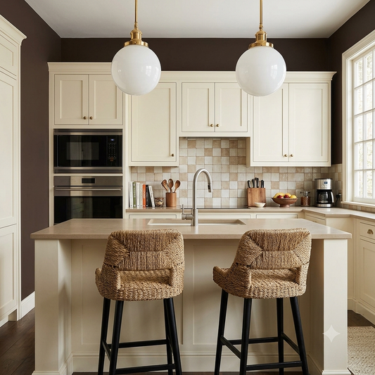 bittersweet chocolate painted kitchen