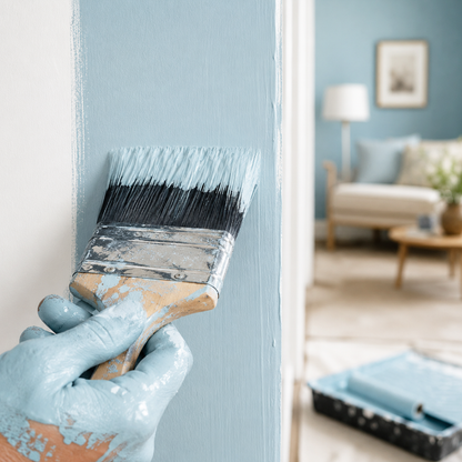 blue allure paint brush