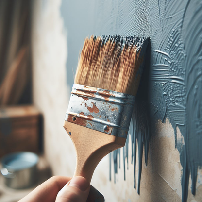 blue dusk paint brush