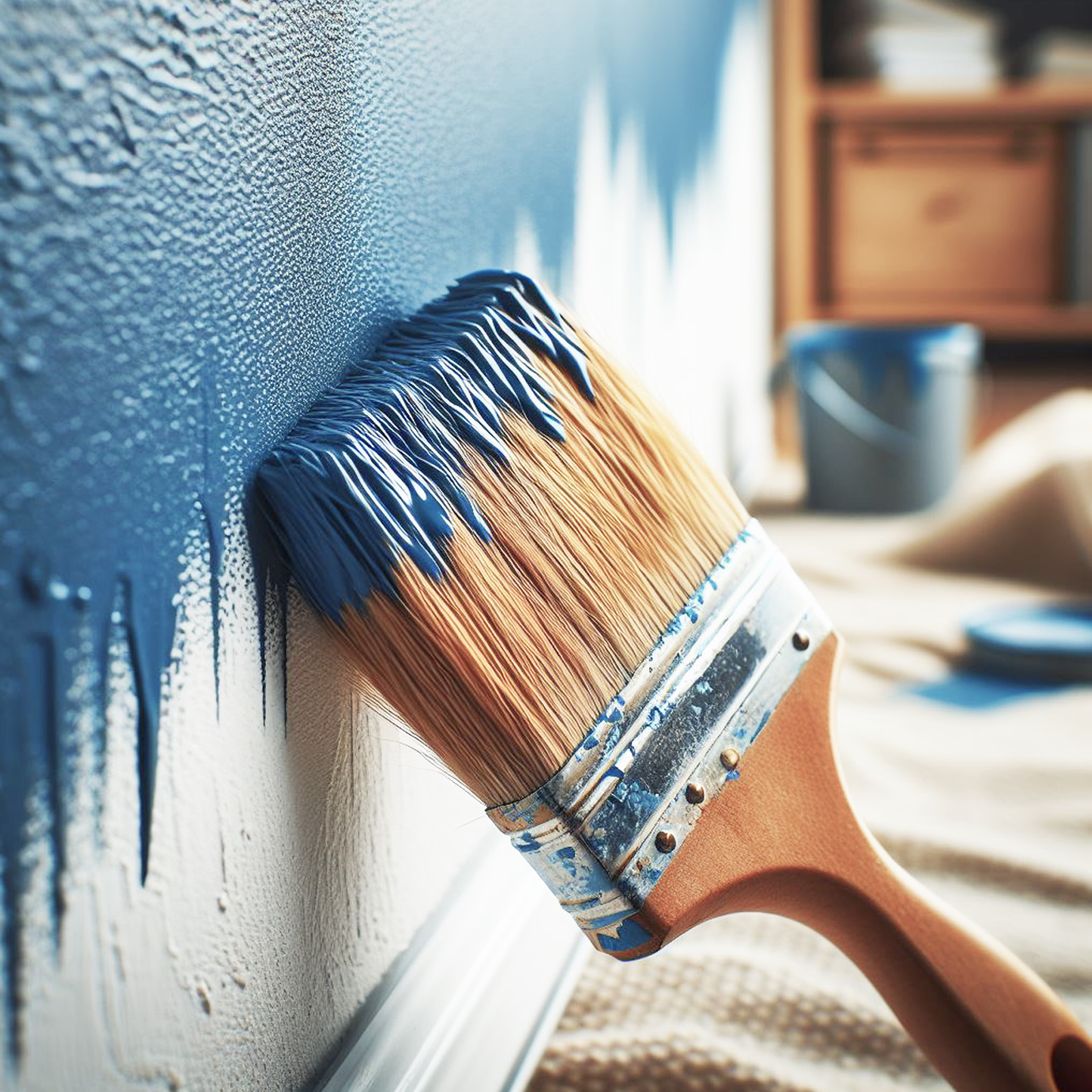 blue lapis paint brush