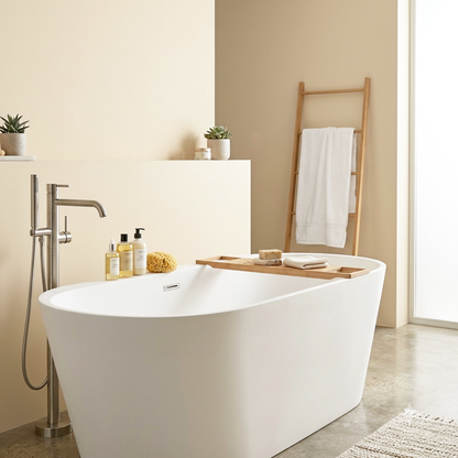 bone white painted bathroom