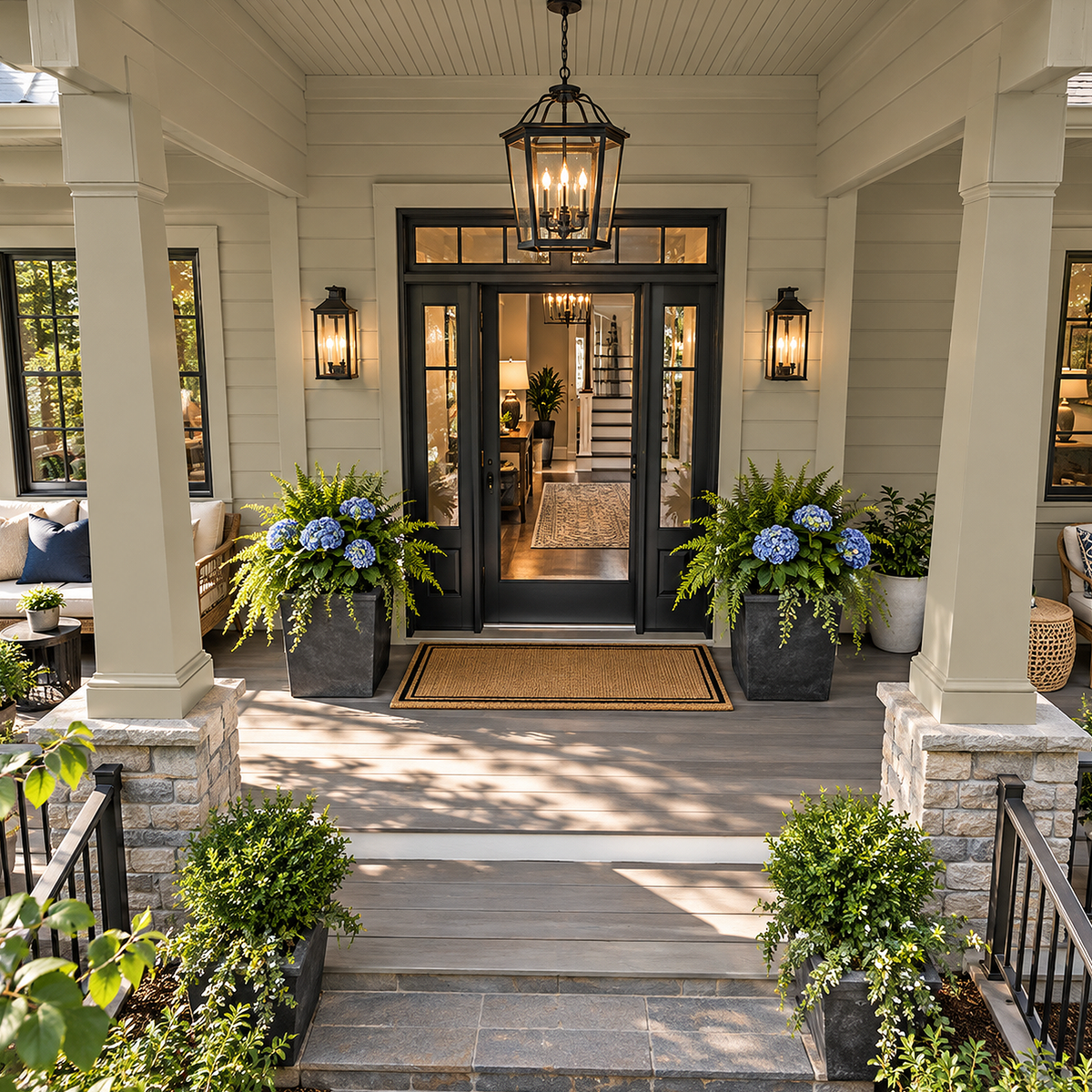 brandon beige painted entryway
