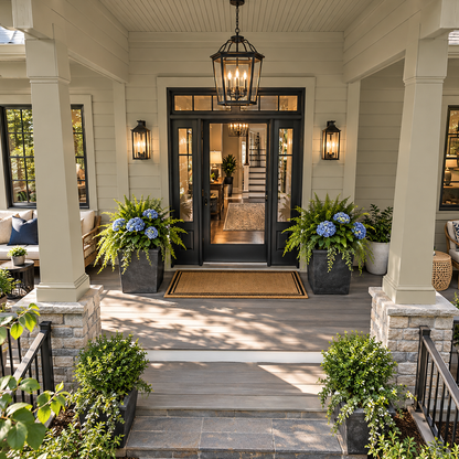 brandon beige painted entryway