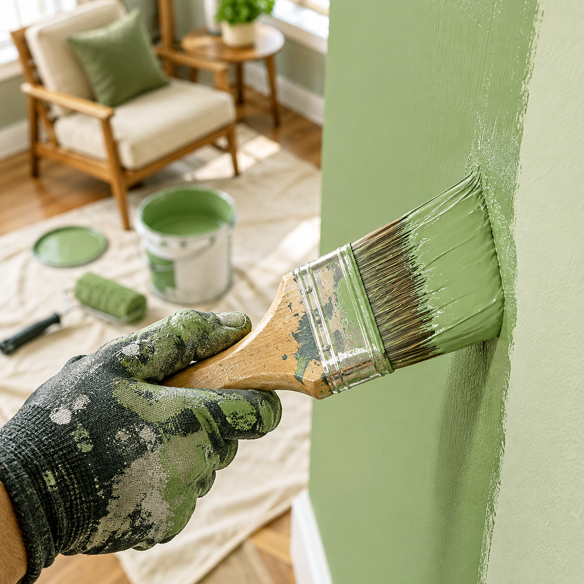 buckingham gardens paint brush