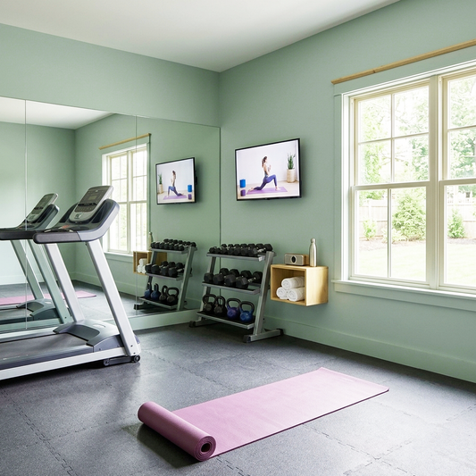 catalina blue painted gym