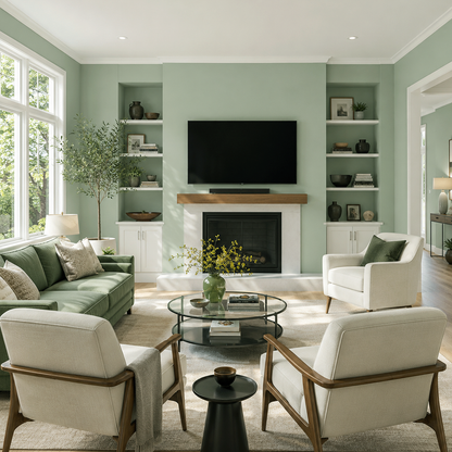 cedar grove painted living room
