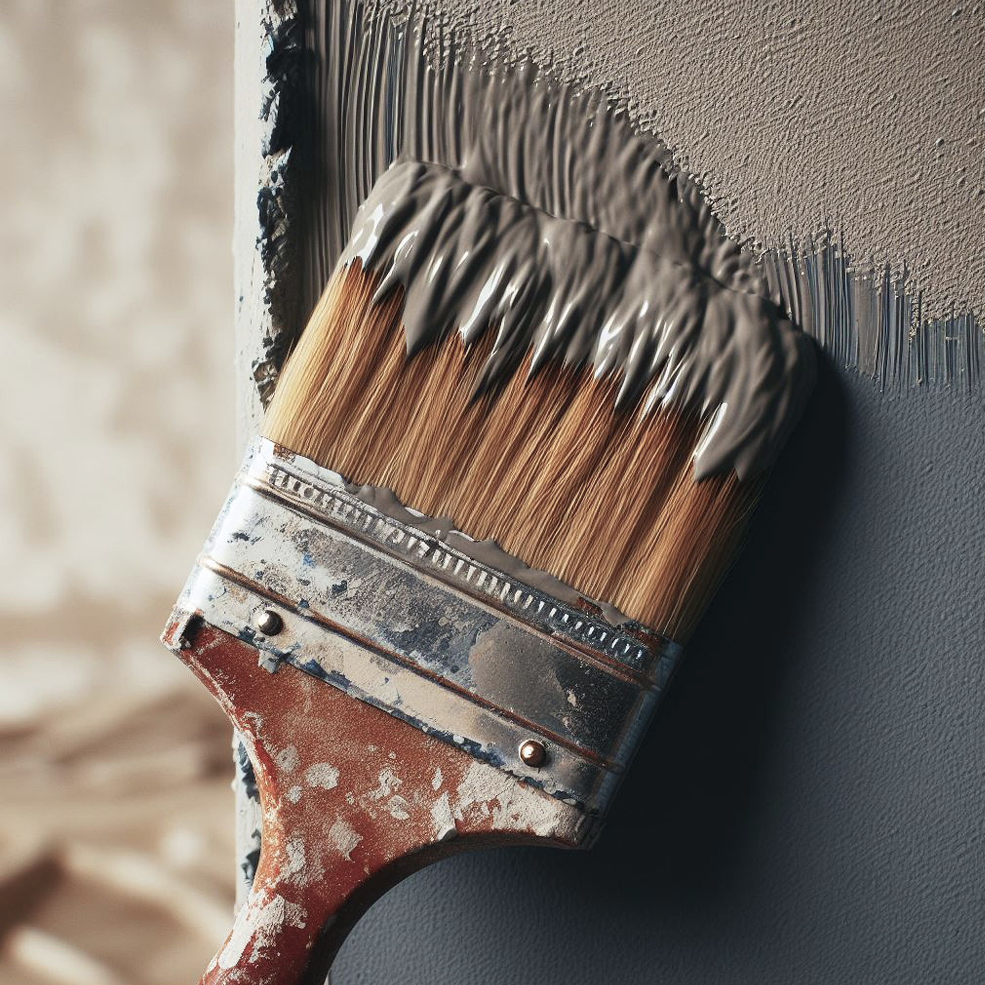 chelsea gray paint brush