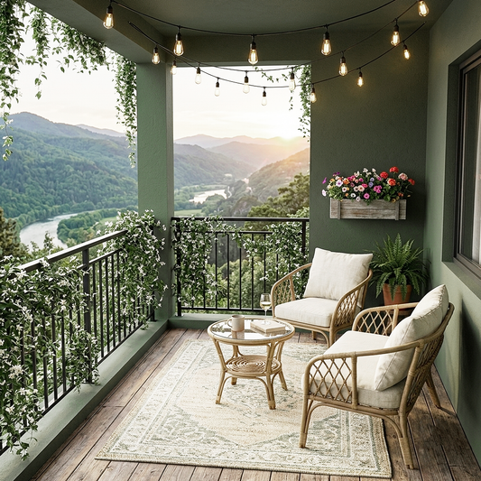 chimichurri painted balcony