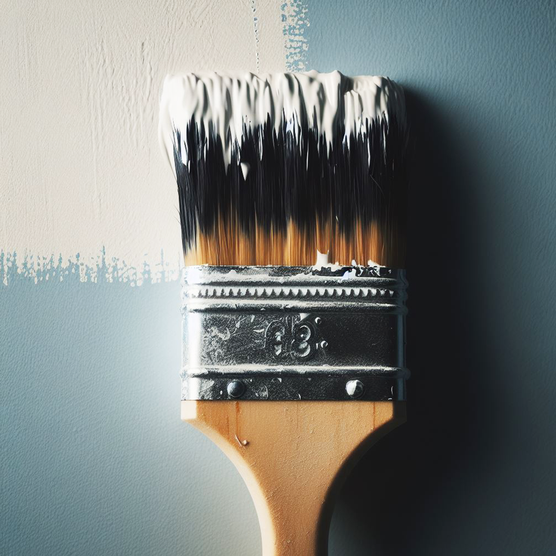 china white paint brush