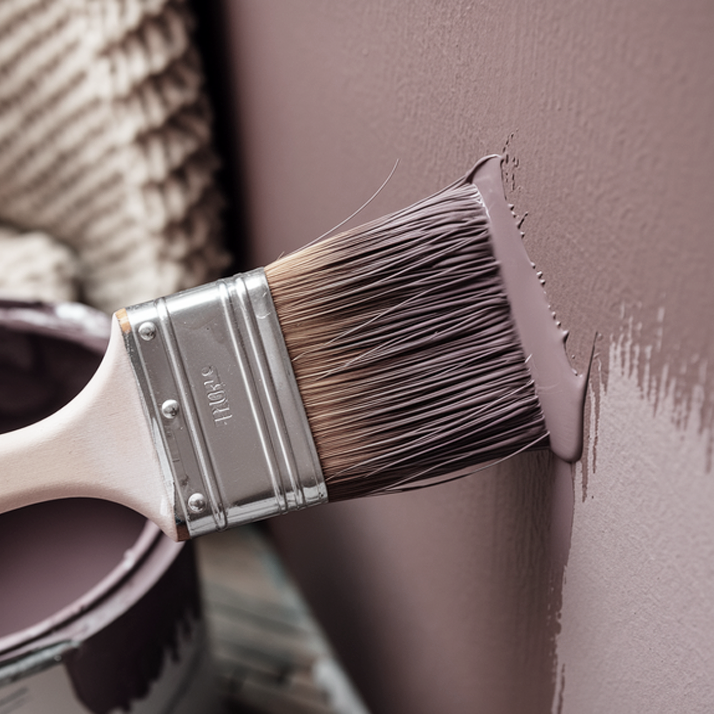 cinnamon slate paint brush