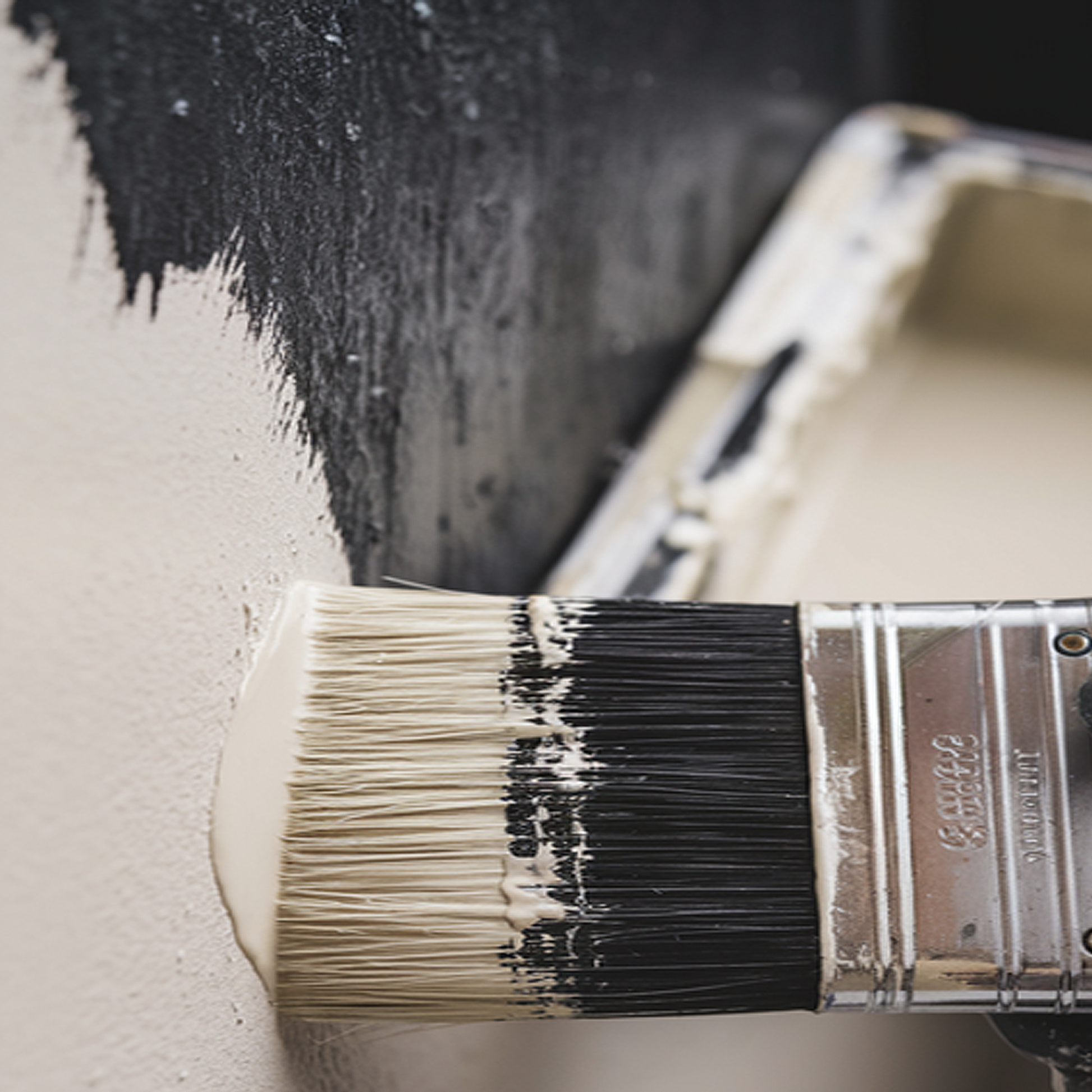 cloudy gray paint brush