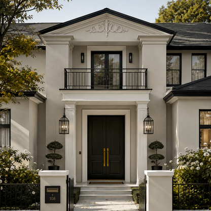 cosmopolitan painted entryway