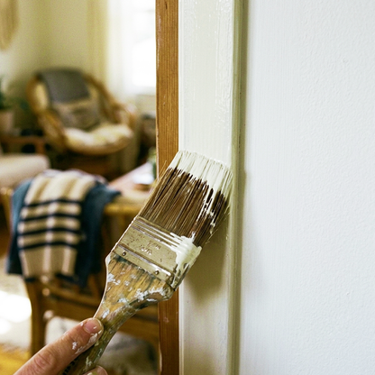 cotton balls paint brush