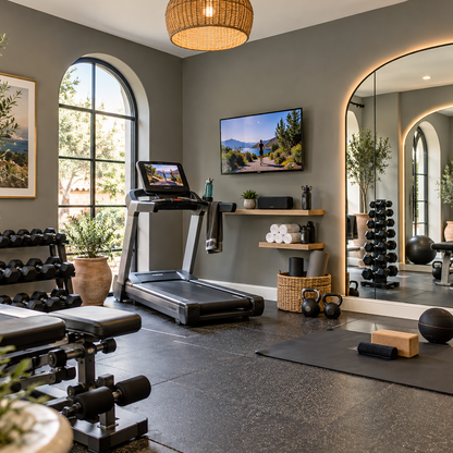 deep creek painted home gym