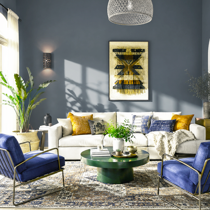 deep secret painted living room