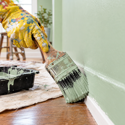 desert green paint brush