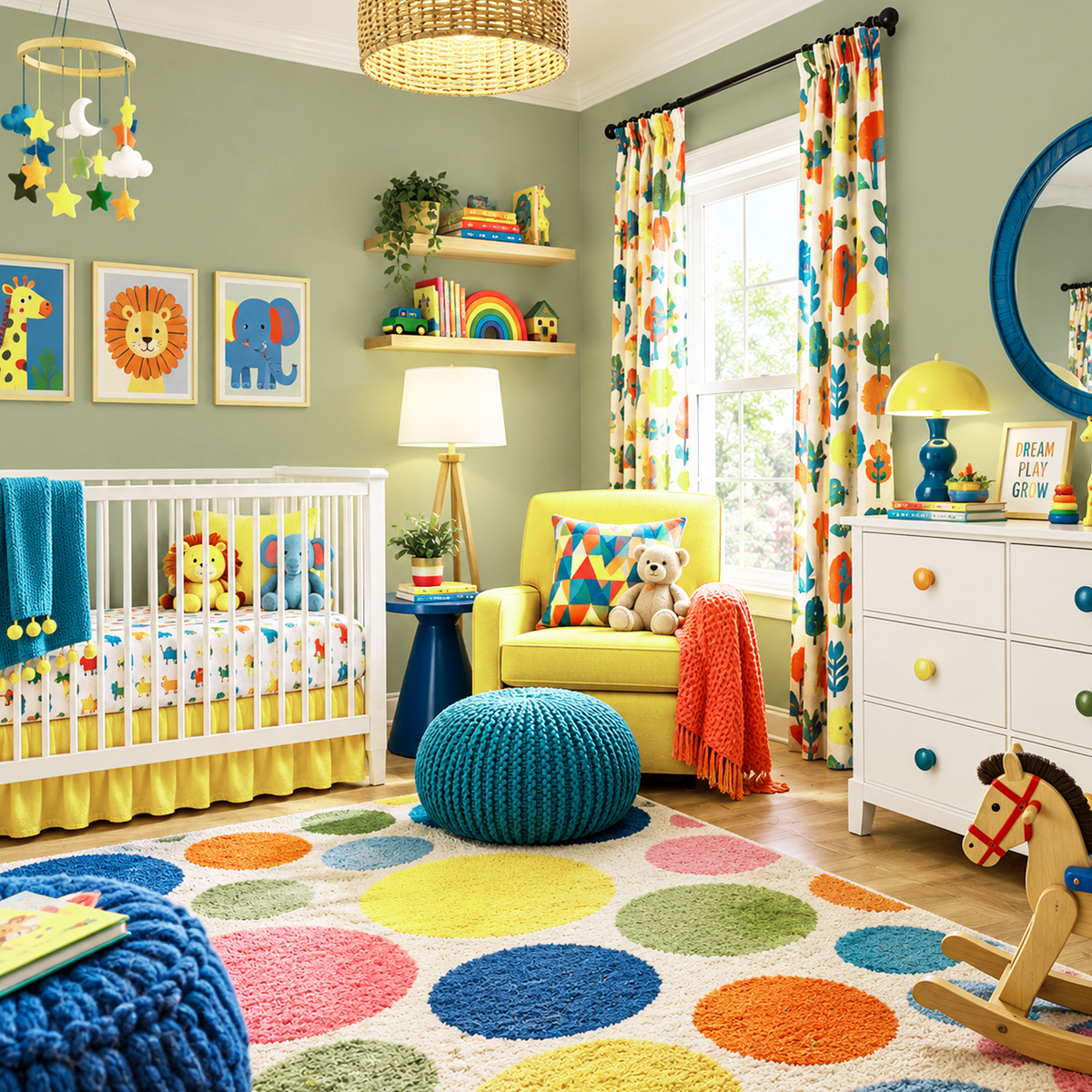 dill weed painted nursery