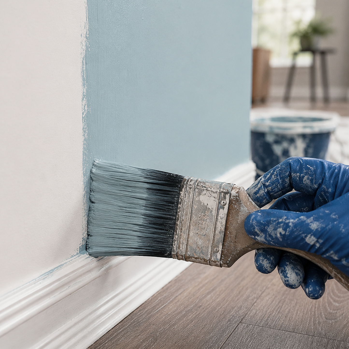 exhale painted brush