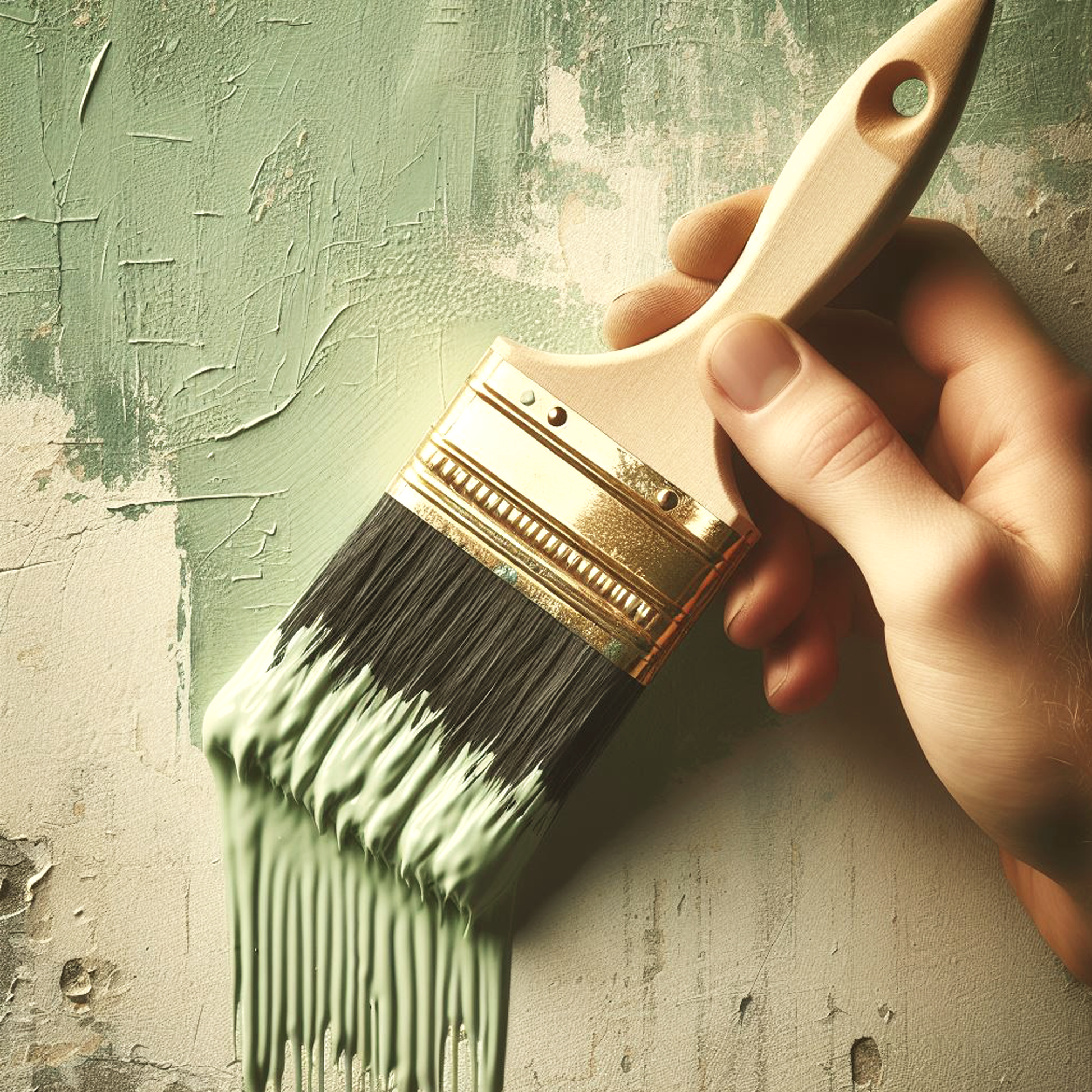 fernwood green paint brush