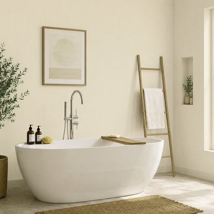 fossil painted bathroom