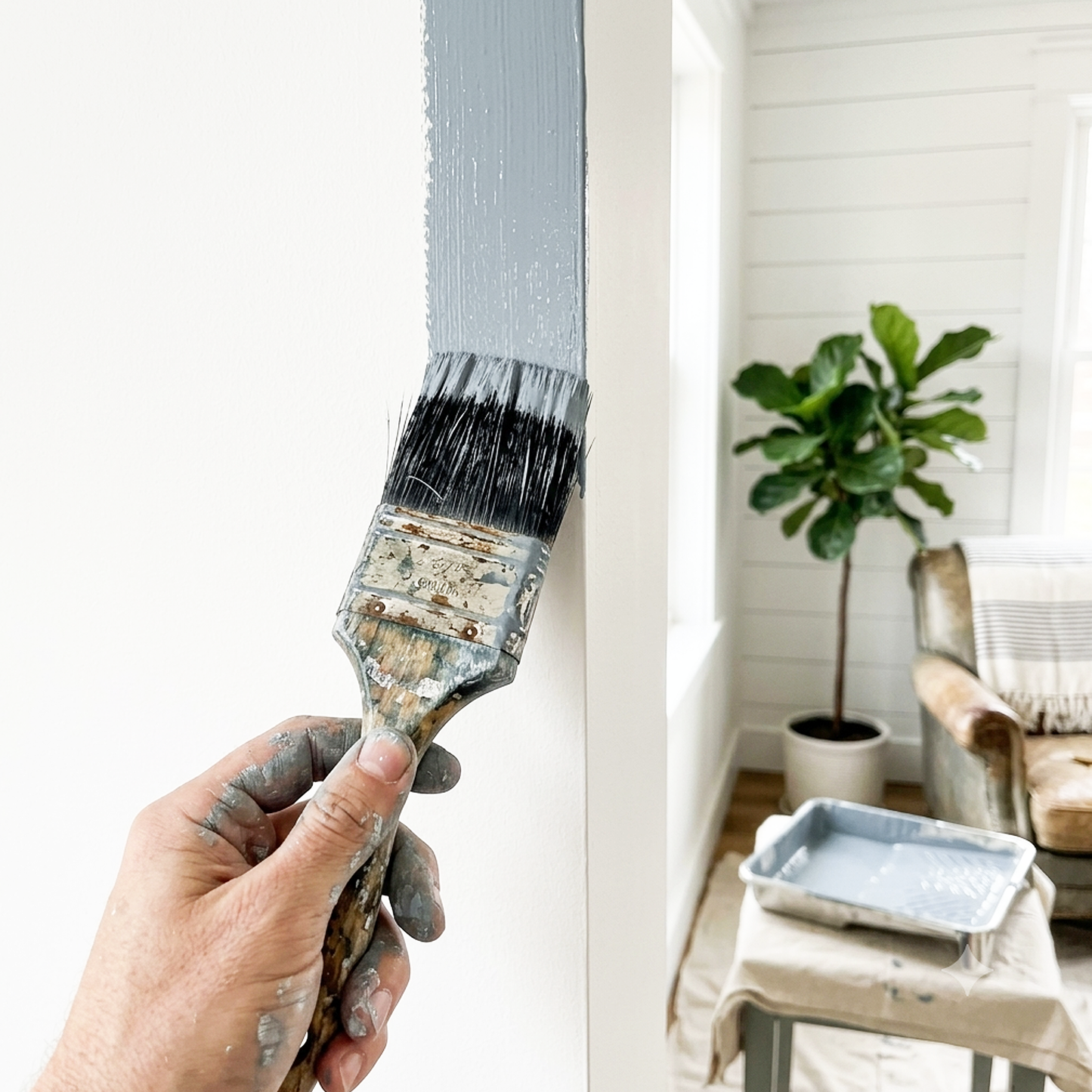 french toile paint brush