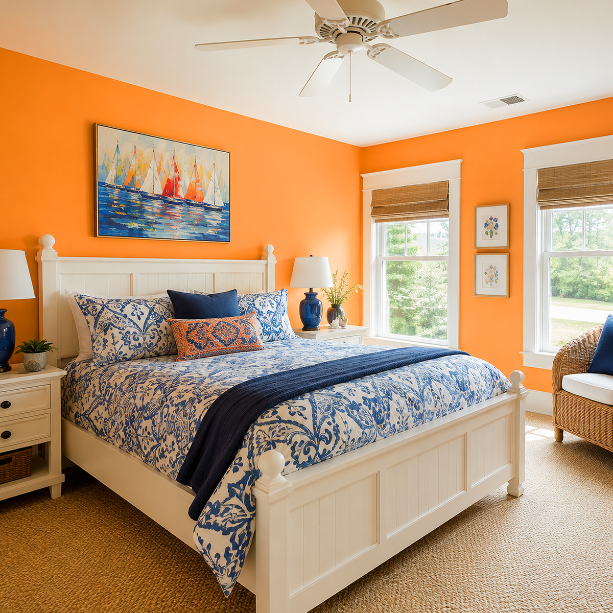fruit punch painted bedroom