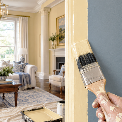 golden lab paint brush