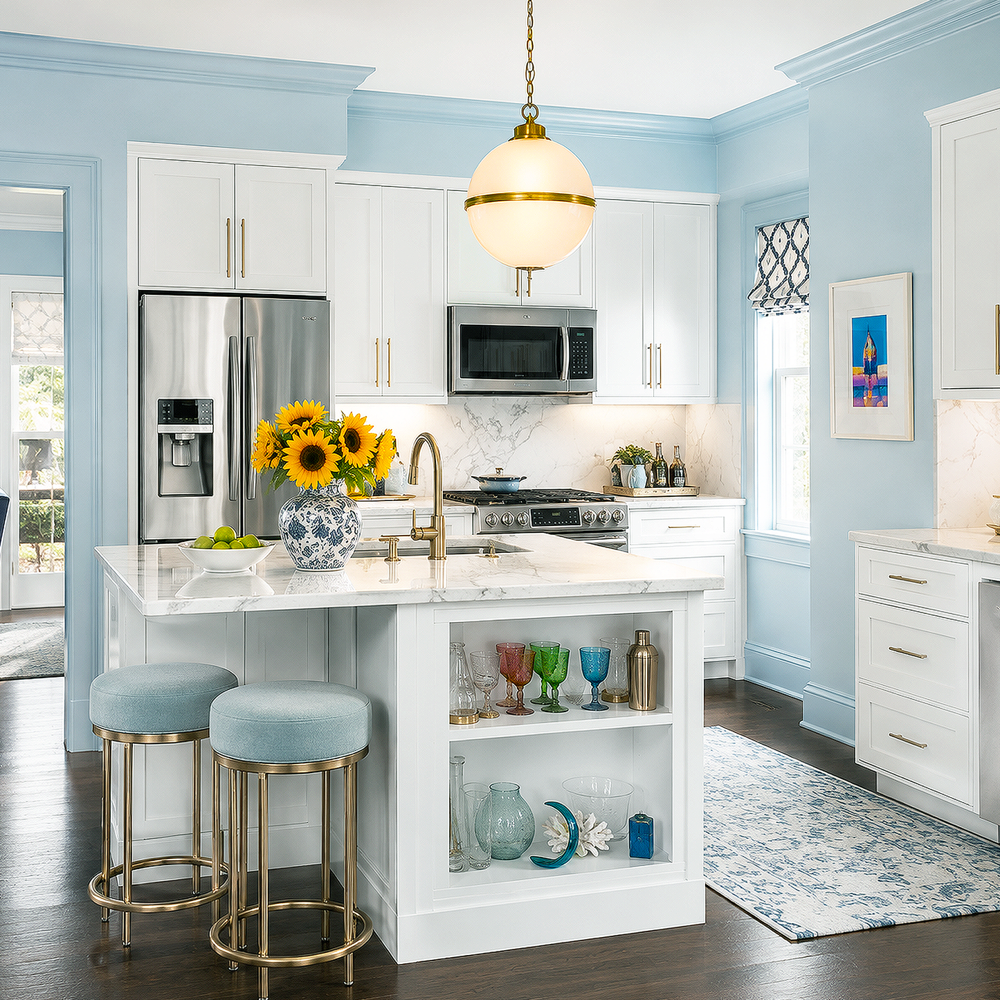 grand rapids painted kitchen