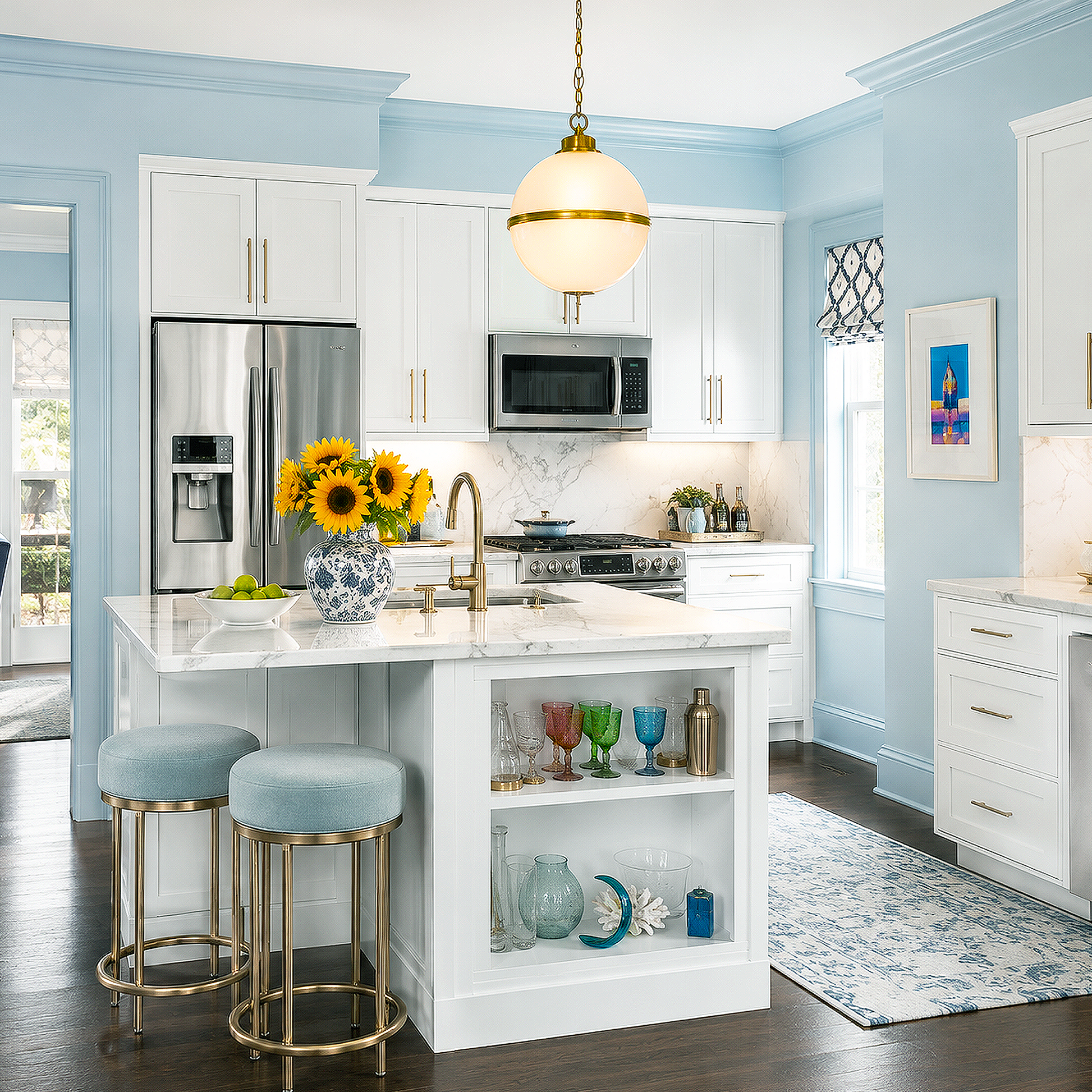grand rapids painted kitchen