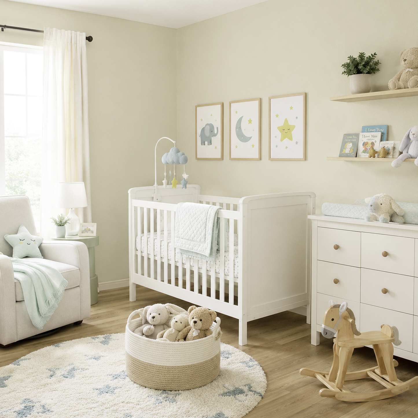 grant beige painted nursery