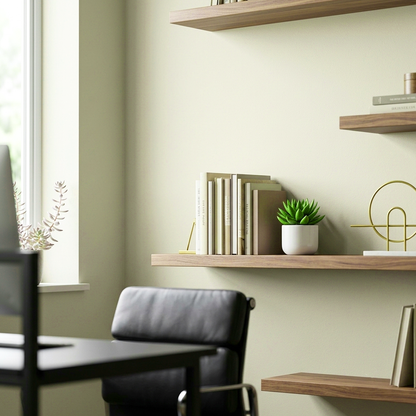 gray mist painted home office
