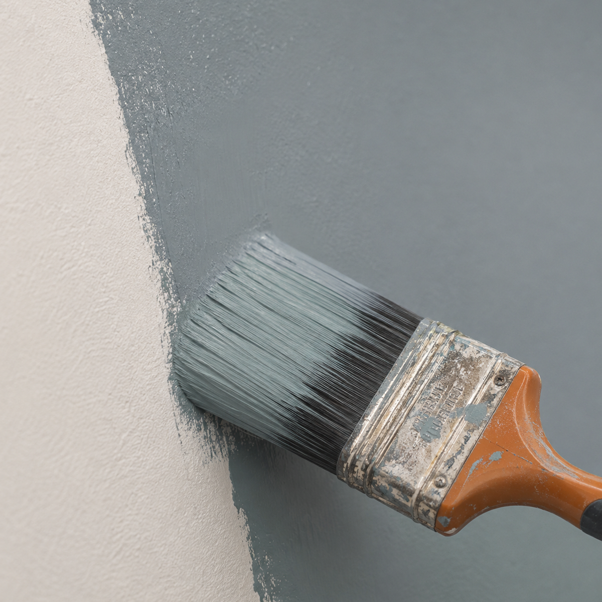 gray pinstripe paint brush