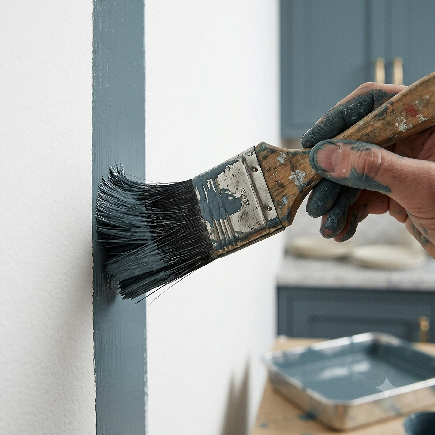 hamilton blue paint brush